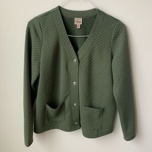 Como Vintage Quilted Cardigan